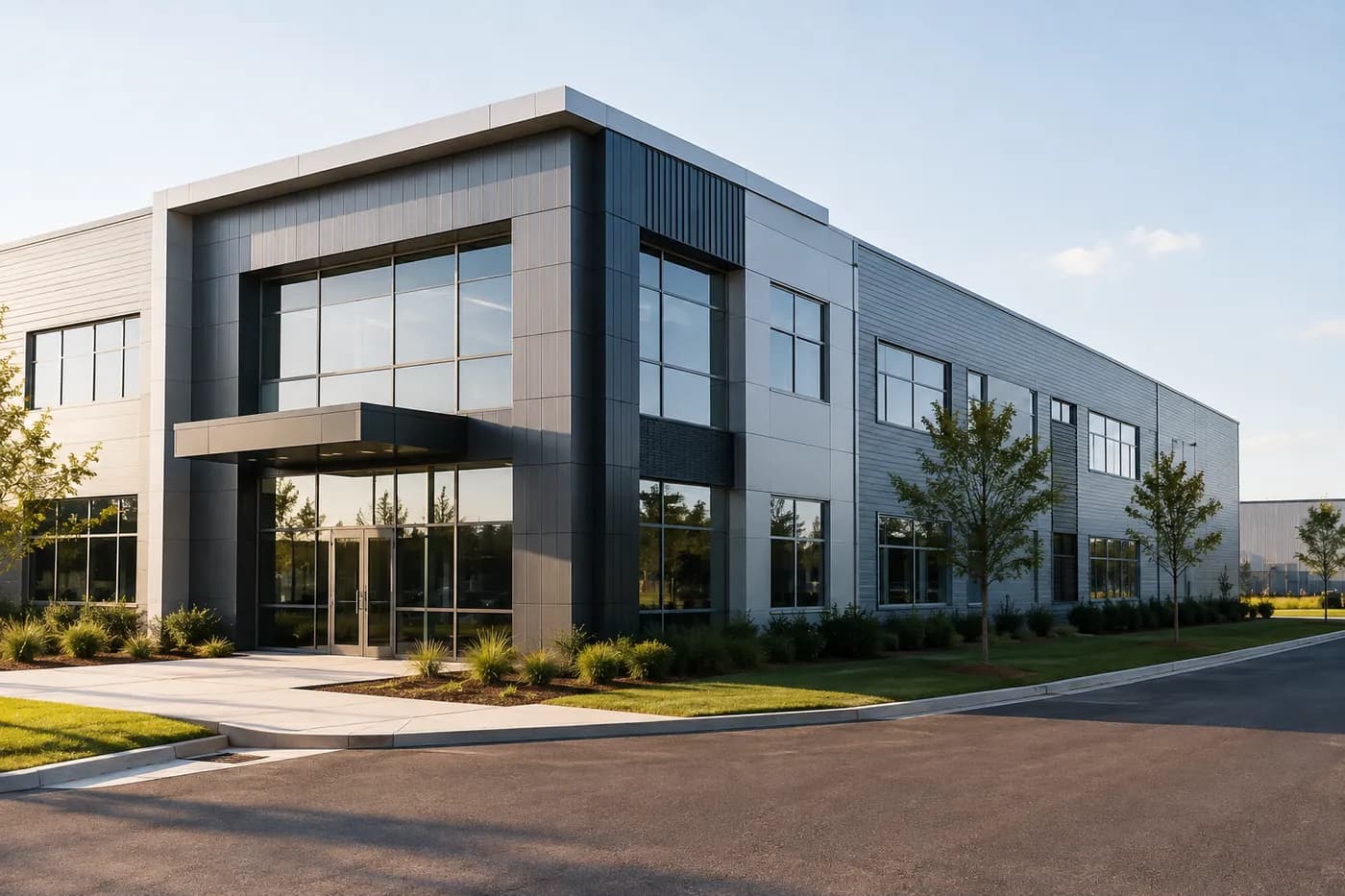 Modern manufacturing facility
